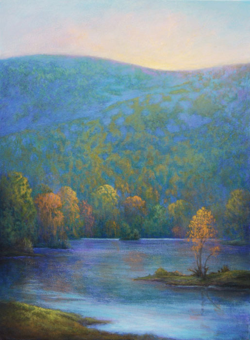 Ober-Rae Starr Livingstone, Glad To Have You Back acrylic, 40″ x 30″.