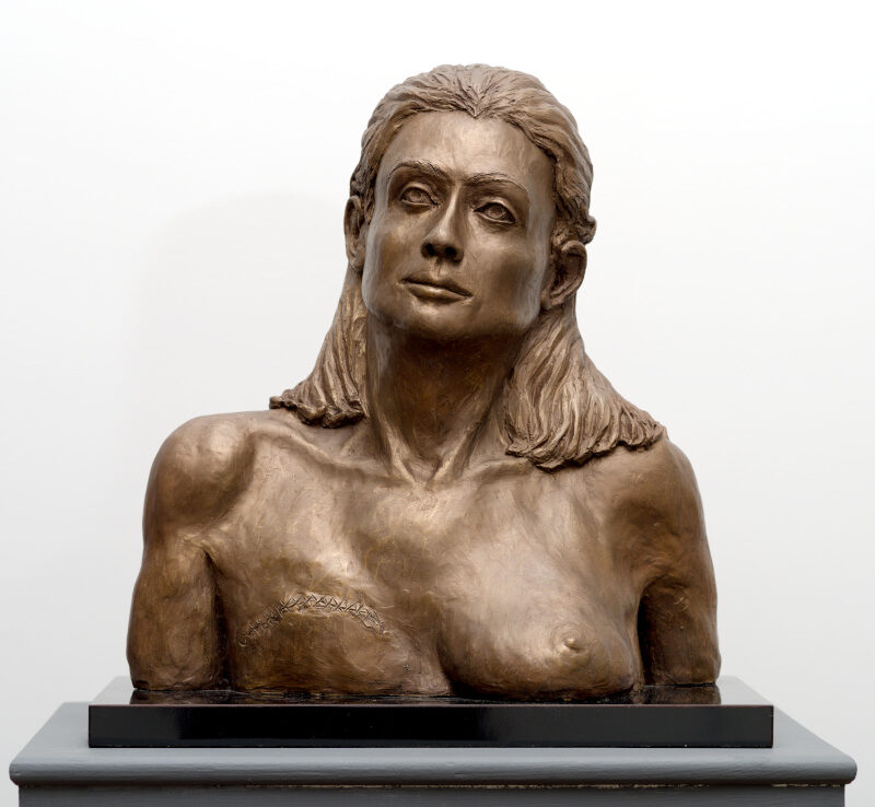 Resilience, sculpture Bust, Bonded Bronze, 18H x 17W x11D inches