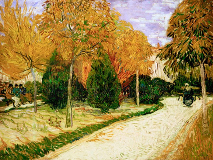 Garden Path in Autumn 