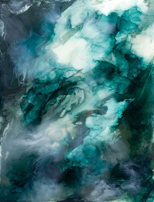 abstract painting by Frankie Hsu