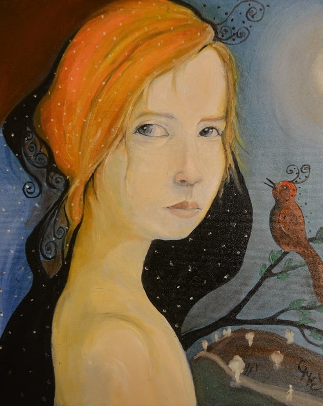 Girl With Bird