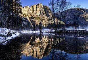 Yosemite Falls Reflection Photography 18x24