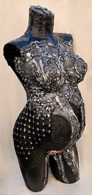 Natalie Oliphant, Section C, mixed media, 37” x 14” x 13”