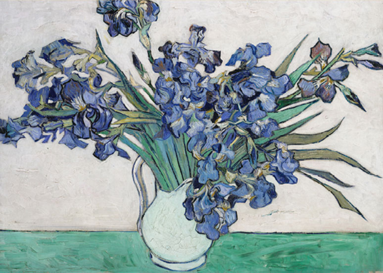 Vincent van Gogh, Irises, 1890. Oil on canvas. The Metropolitan Museum of Art, Gift of Adele R. Levy, 1958. Photo: Pubic domain.