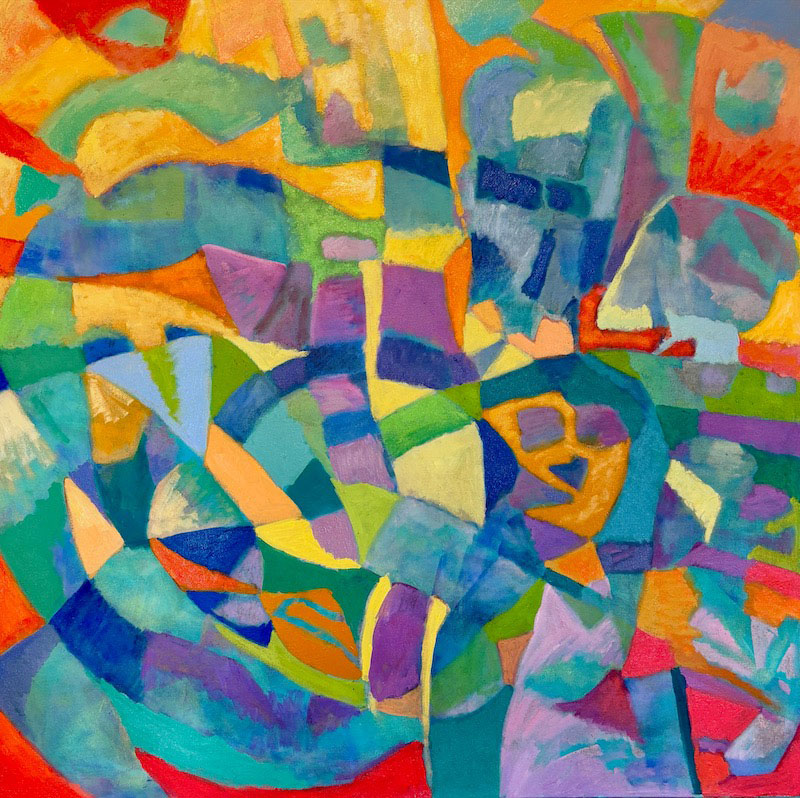 Integrity Restored, oil, 36" x36"