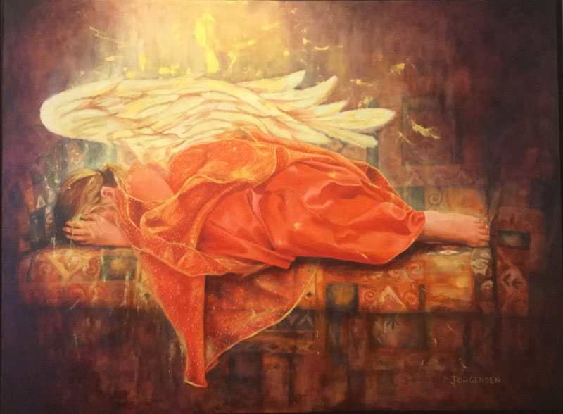 Angels Rest Among Us, oil on canvas, 36 x 48