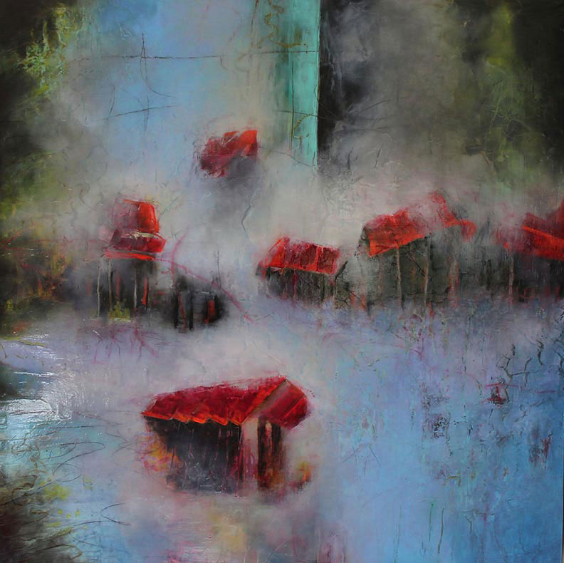 "Memories of Long Ago" painting by Sharon Grimes