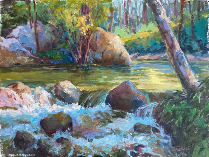 Bishop Creek, oil on canvas