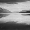 Ansel Adams, Evening, McDonald Lake, Glacier National Park, photograph. Photo: Public Domain, via commons.wikimedia.org