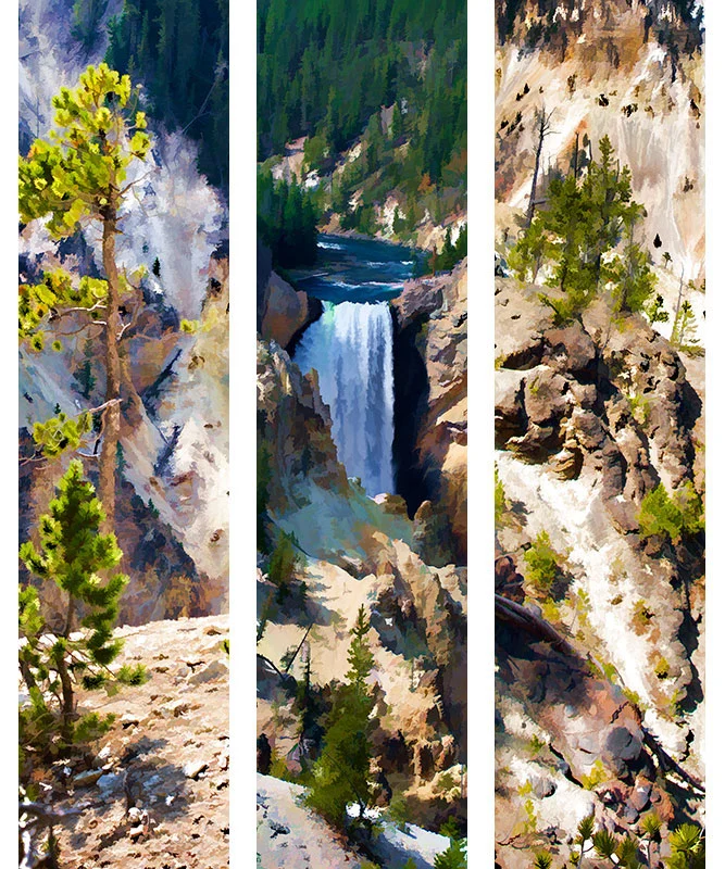 Yellowstone Canyon Grouping by Alison Thomas