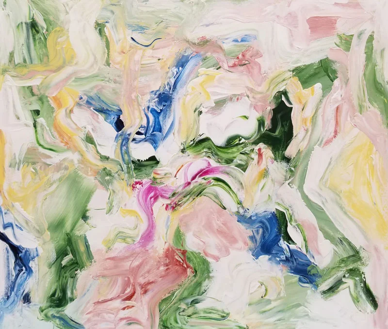 Unruly Grace, acrylic on canvas, 28” x 32”