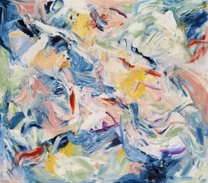 Whispers of the Unseen, acrylic on canvas, 28” x 32”