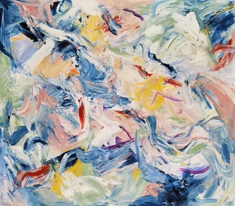 Whispers of the Unseen, acrylic on canvas, 28” x 32”