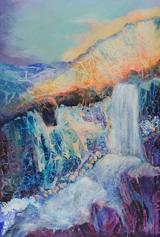 Terraine 2, acrylic, 60" x 40"
