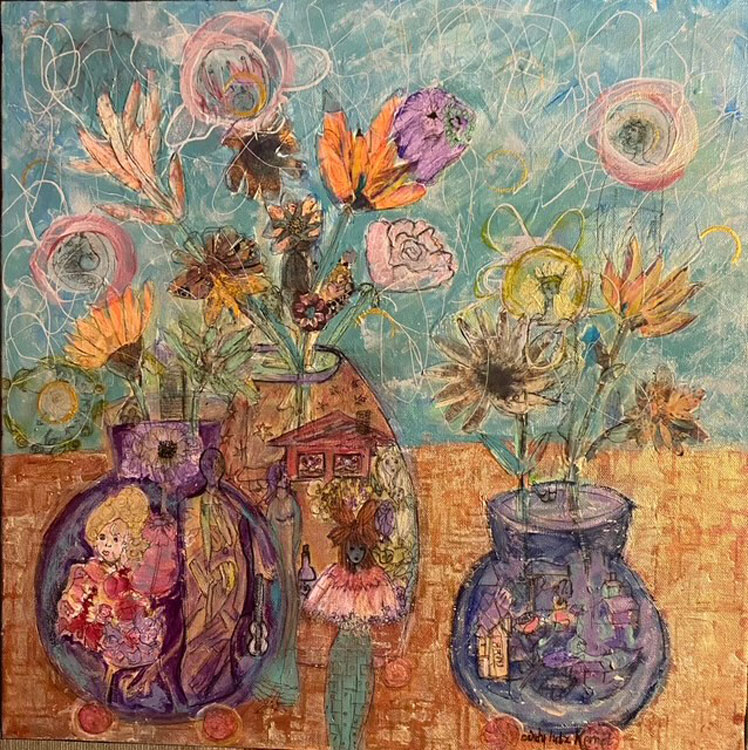 Cindy Lutz Kornet, mixed media