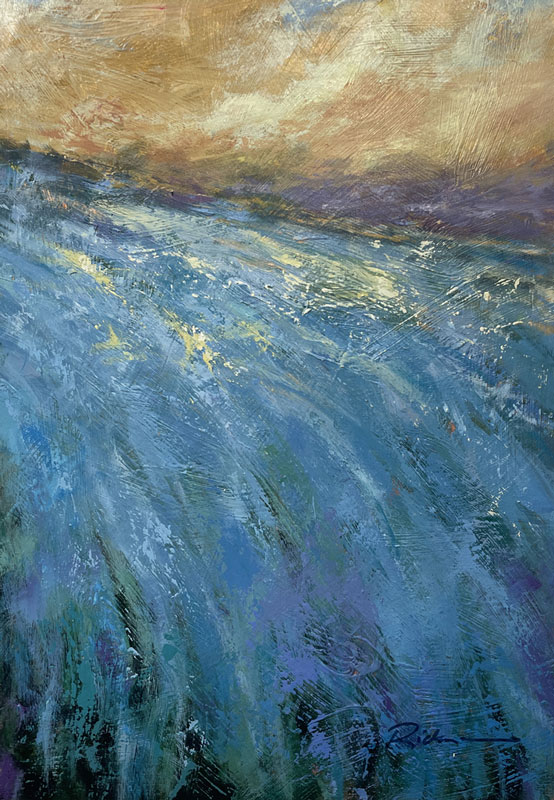 Life Flow, acrylic, 14"x 21"
