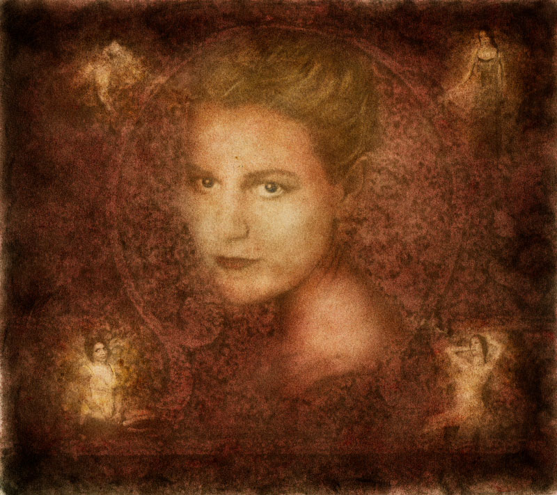 Lift the Veil, mixed media, oil printing, lithography inks, 23" x 21"