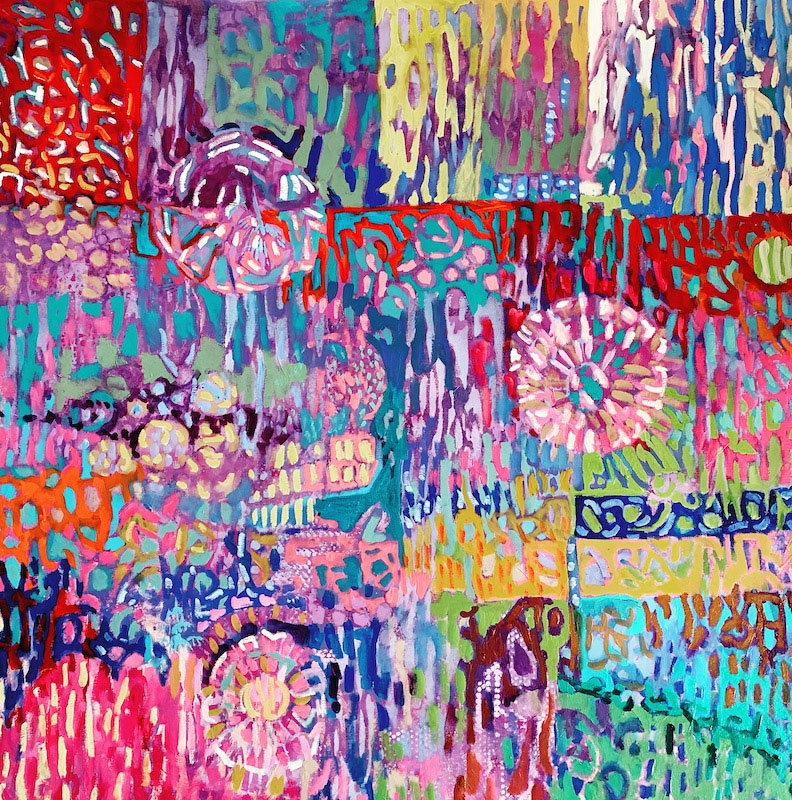 Generosity, oil, 30" x 30"