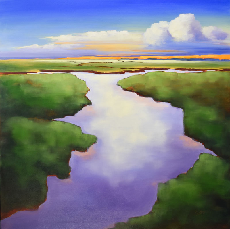 Calm Waters, Oil, 36x36