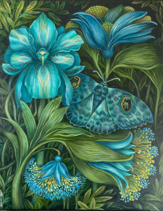Force of nature, acrylic on canvas, 24" x 30"