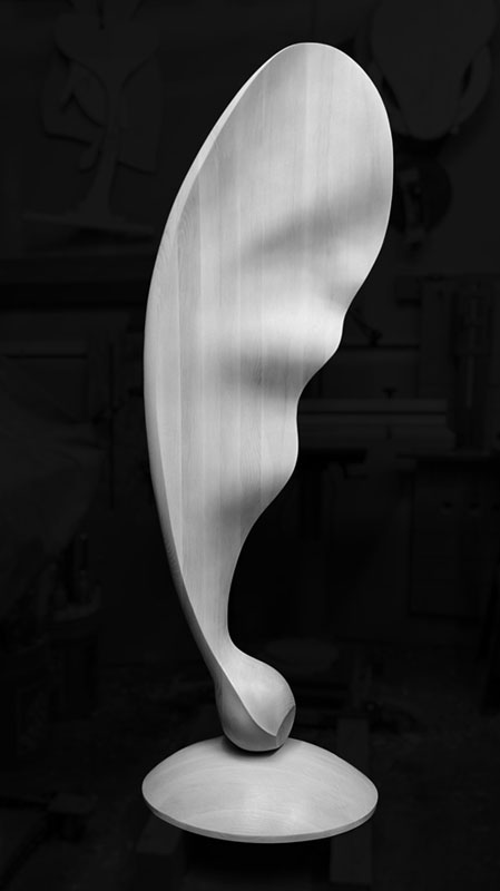 Ohio Sycamore Seed, White Ash, 60" tall x 23" x 18"